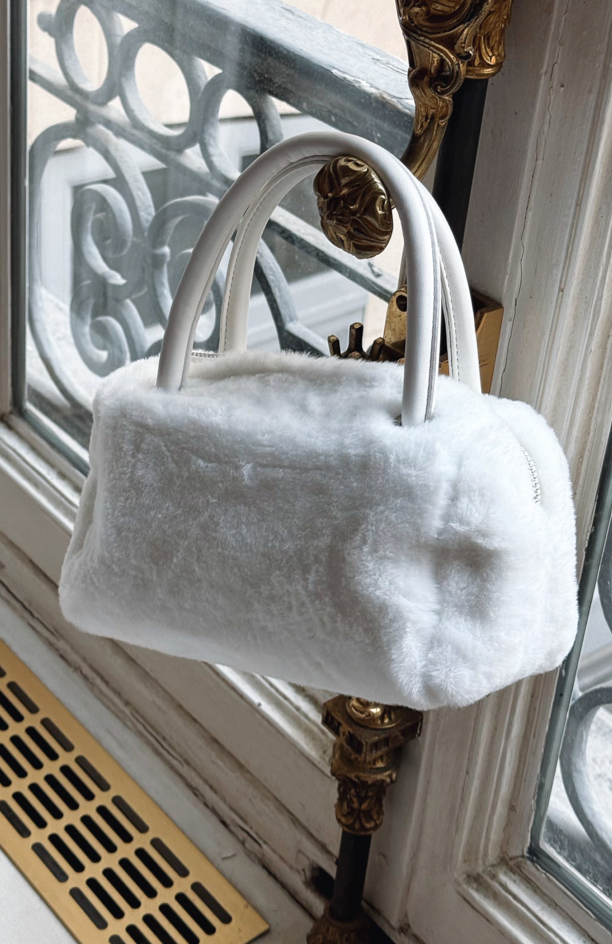 White Fox Reese Top Handle Bag White