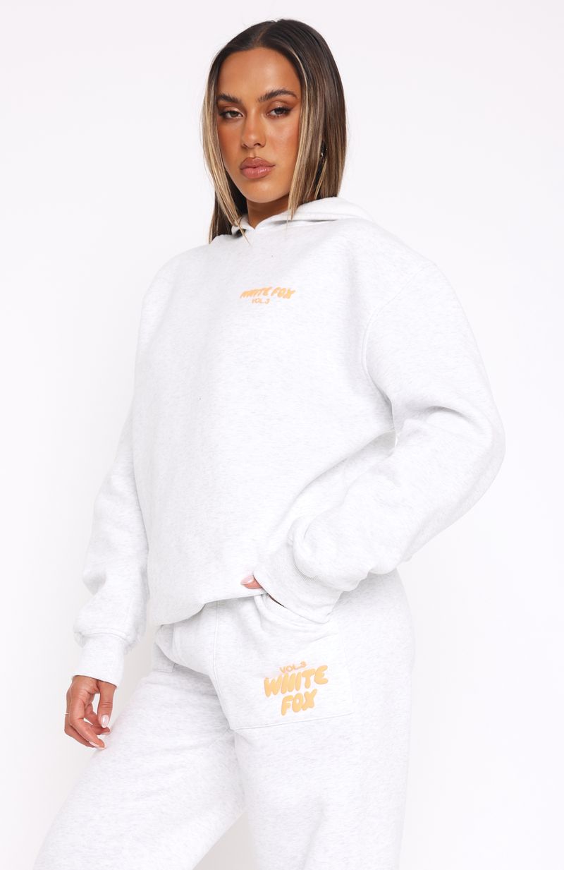 White Fox Offstage Hoodie Peach Fizz