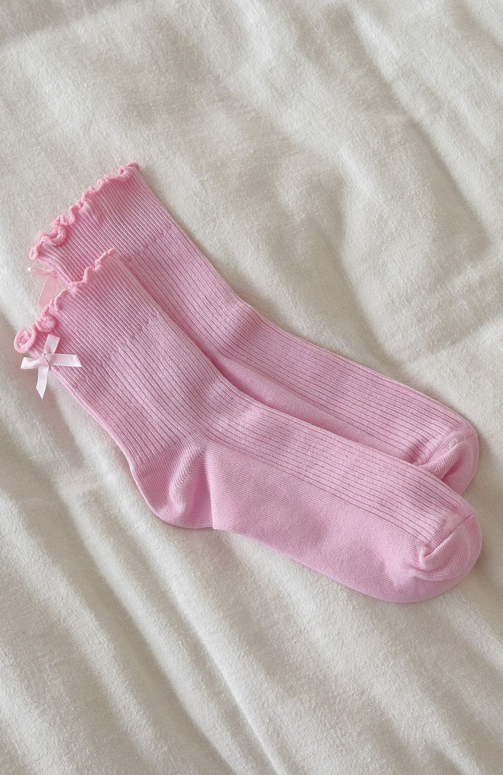 White Fox Which One Socks Pink
