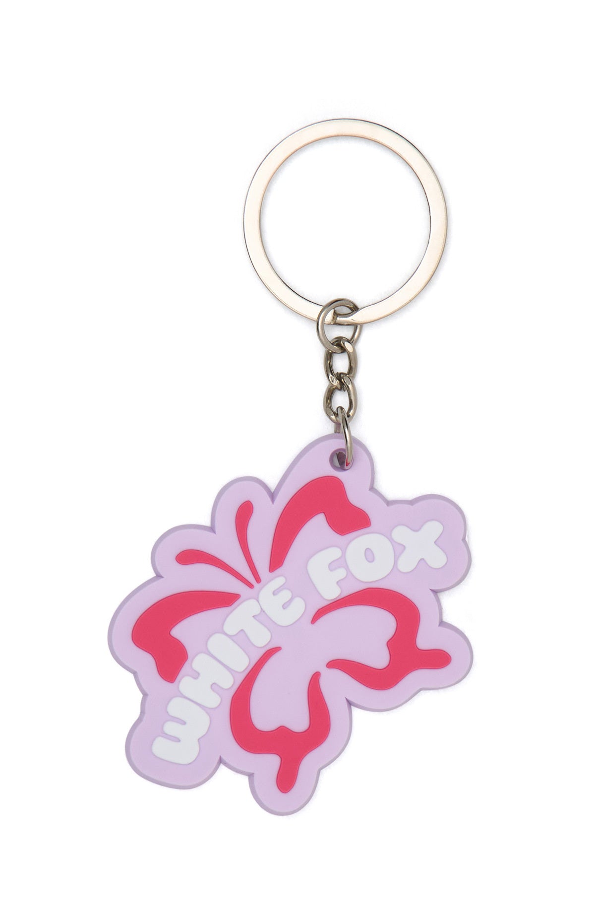 White Fox Lucky Thirteen Audrina Keychain Lilac