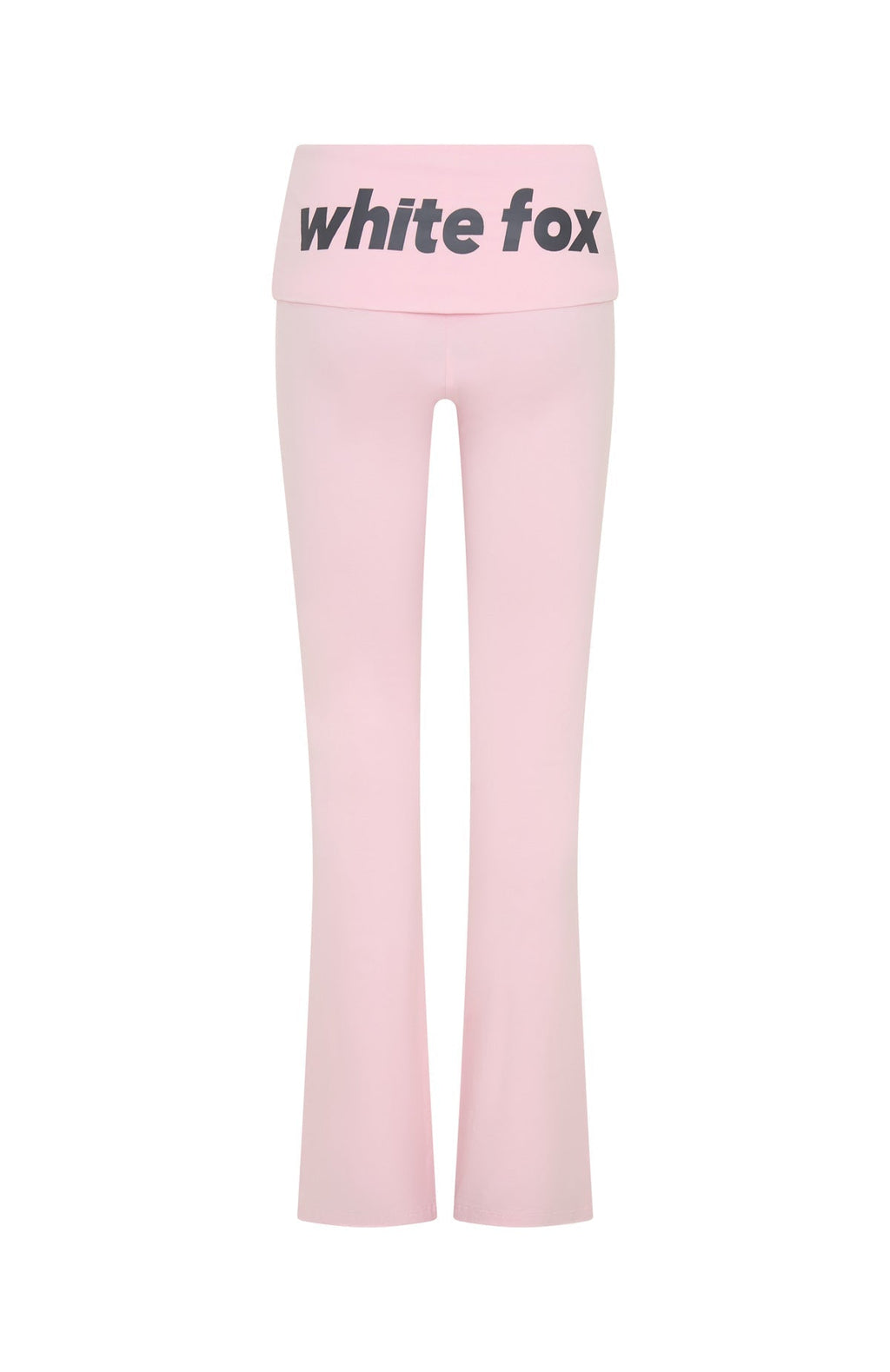 White Fox From The Archives Gigi Fold Over Flare Pants Pink