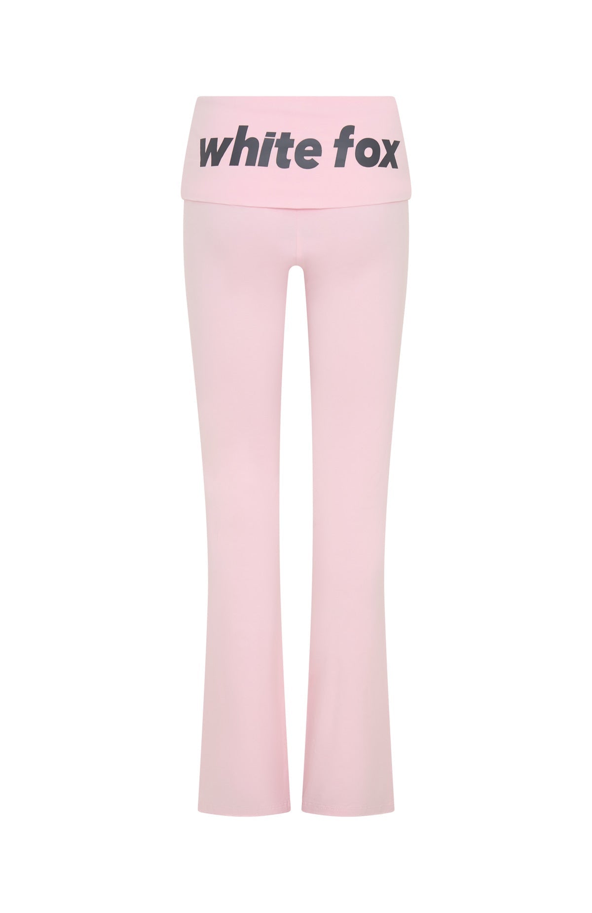 White Fox From The Archives Gigi Fold Over Flare Pants Pink