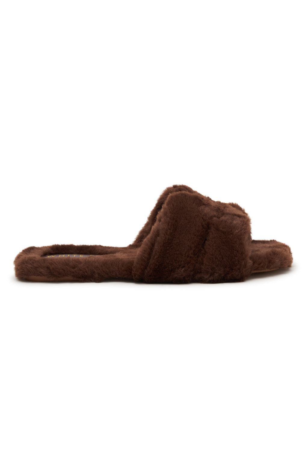White Fox Safa Slippers Espresso