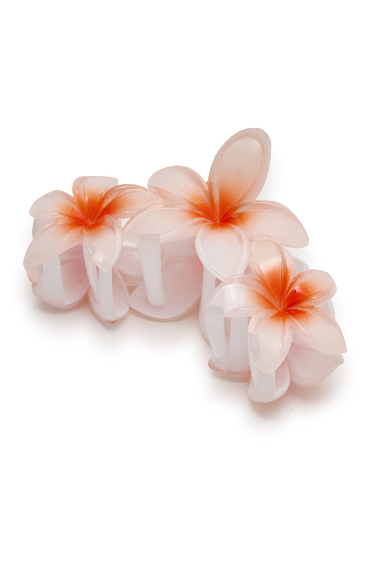 White Fox Parker Hair Clip White