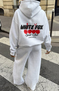 White Fox Club 14 Cassie Boxy Hoodie Grey Marle