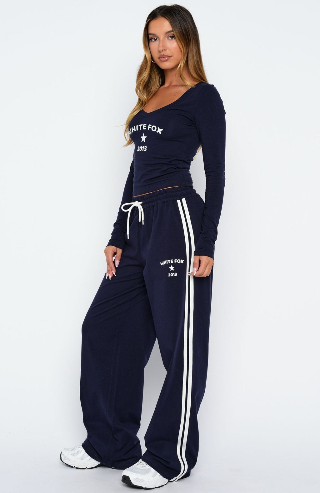 White Fox Found You Out Track Pants Navy
