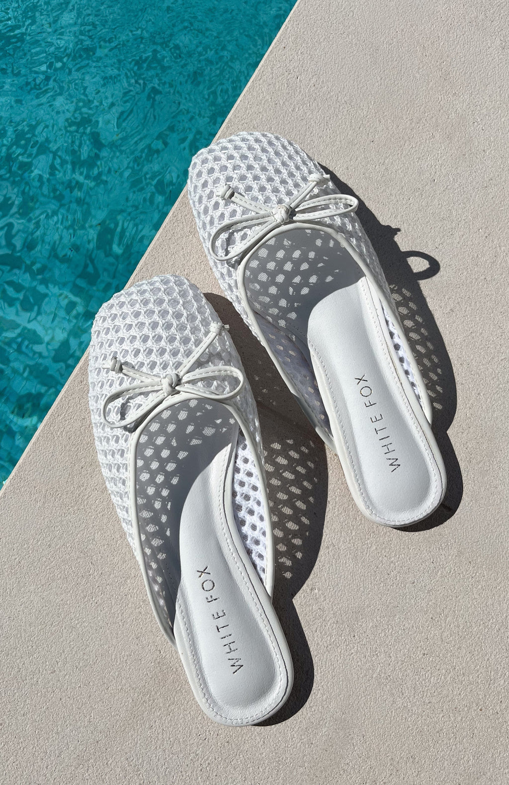 White Fox Malone Slides White