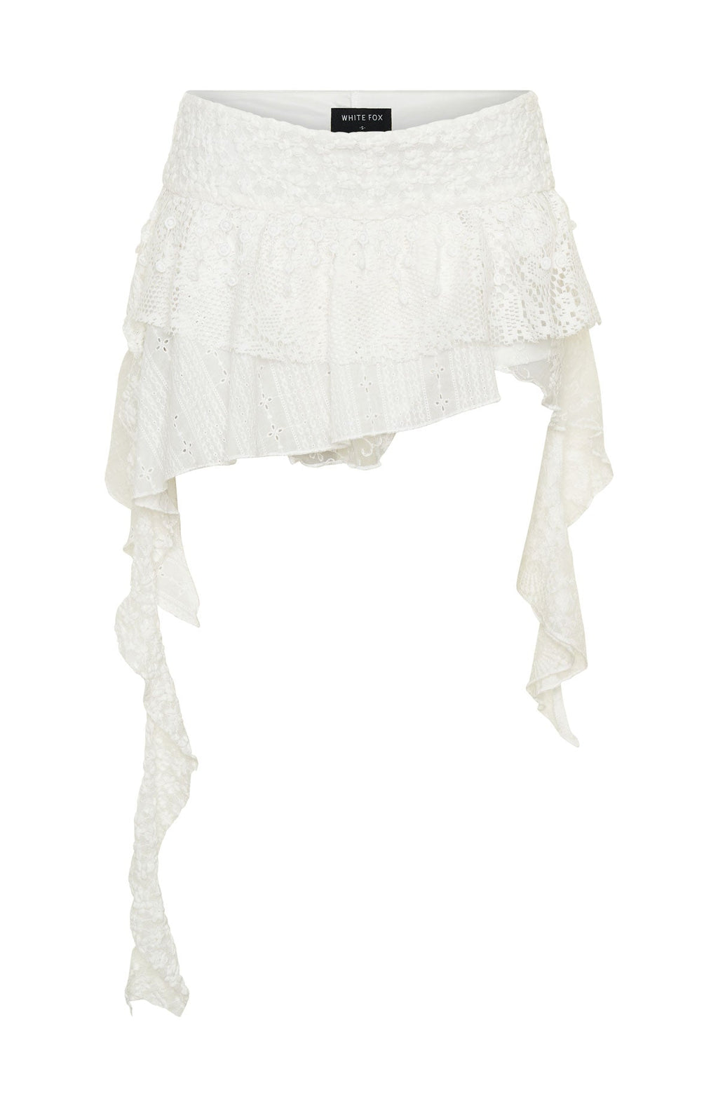 White Fox Social Hour Mini Skirt White