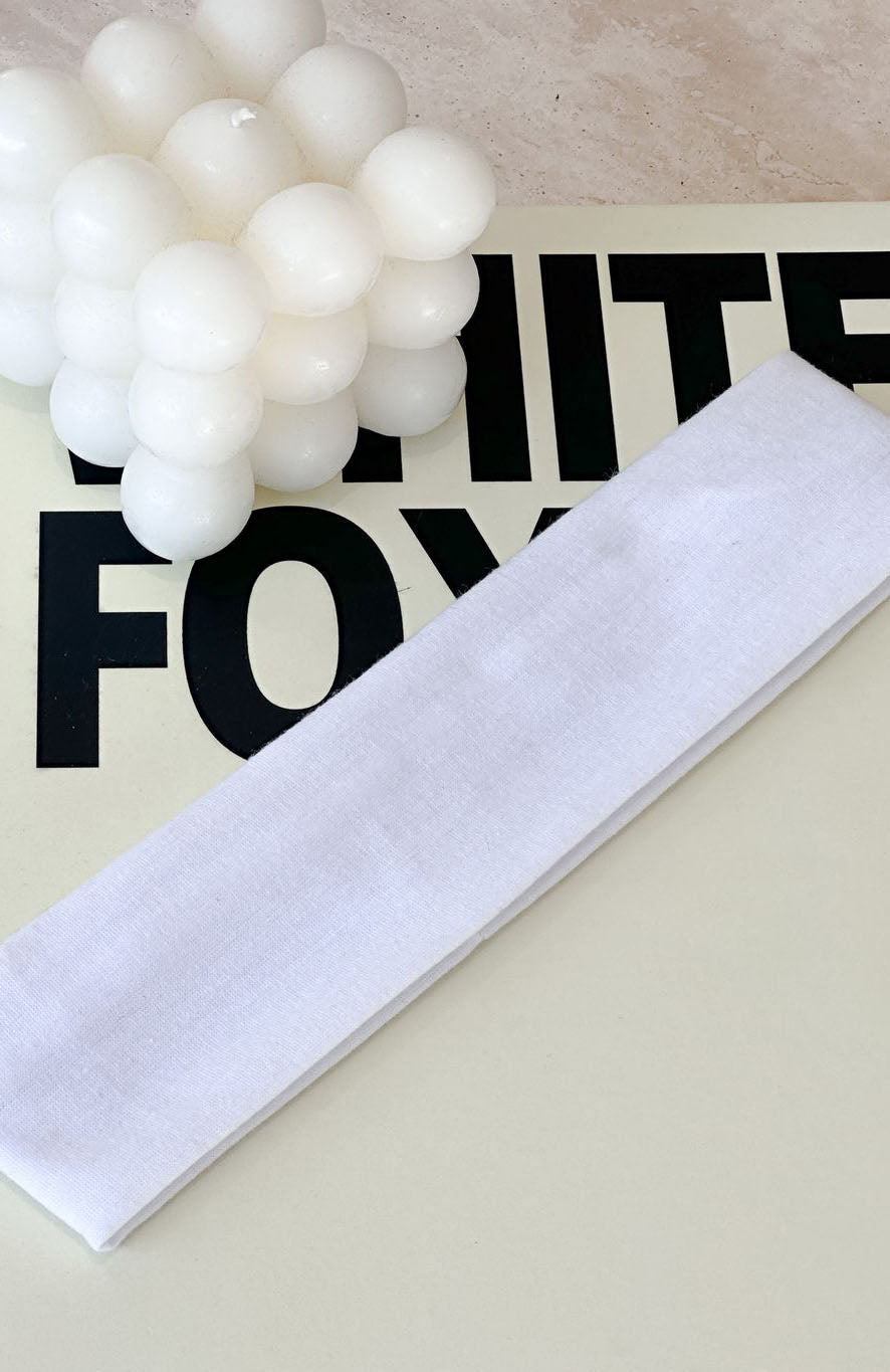 White Fox Tash Headband White