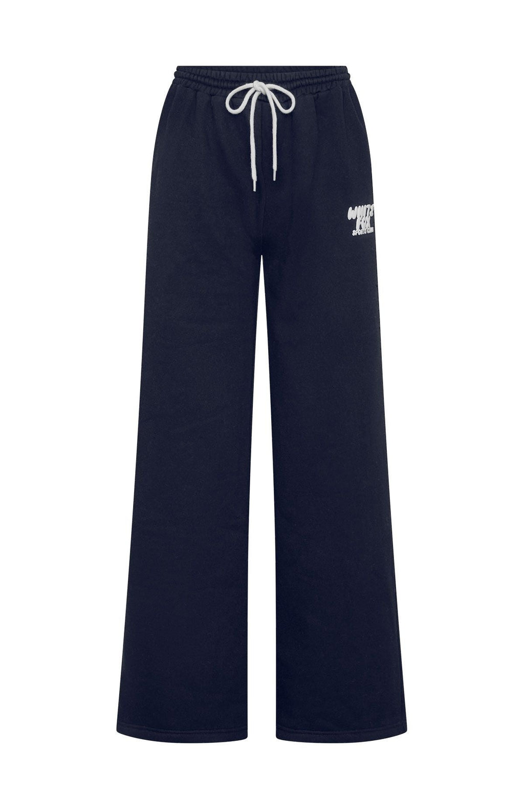 White Fox Club 14 Allie Wide Leg Sweatpants Navy