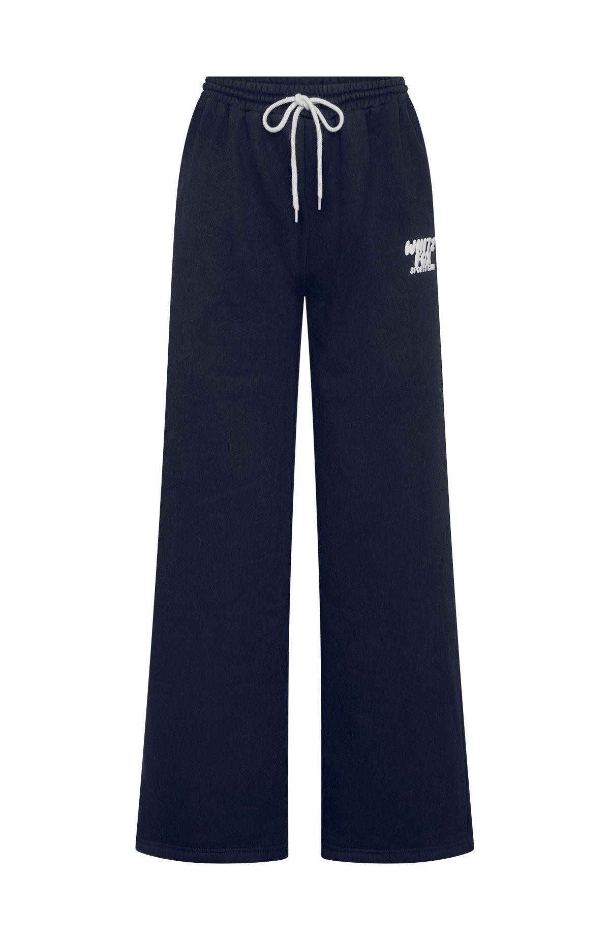 White Fox Club 14 Allie Wide Leg Sweatpants Navy