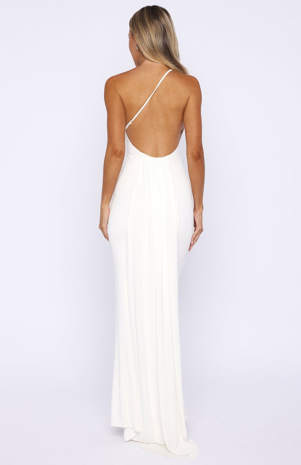 White Fox Our Love Story Maxi Dress Off White