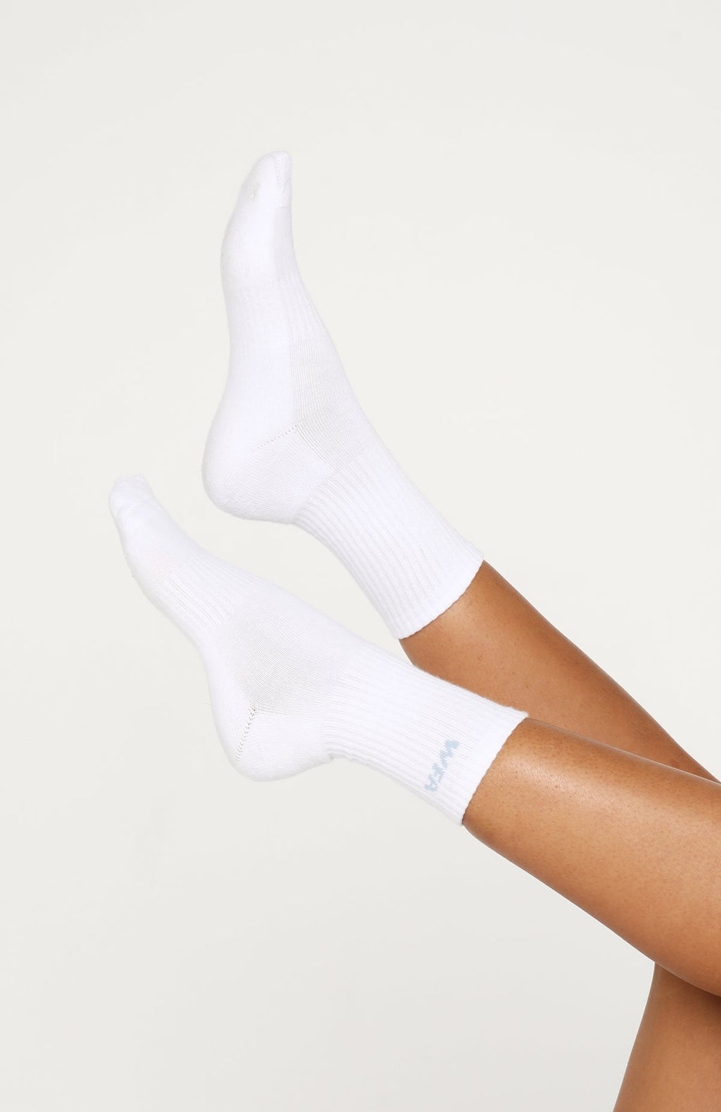 White Fox Wfa 2 Pack Socks Icy Blue/Midnight Plum