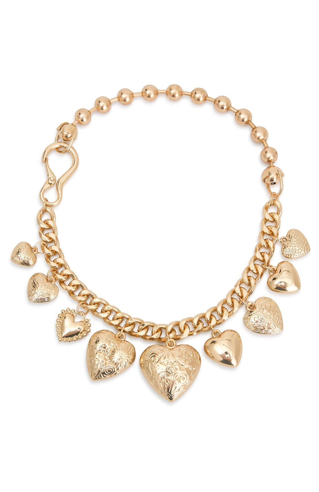 White Fox Finnegan Necklace Gold