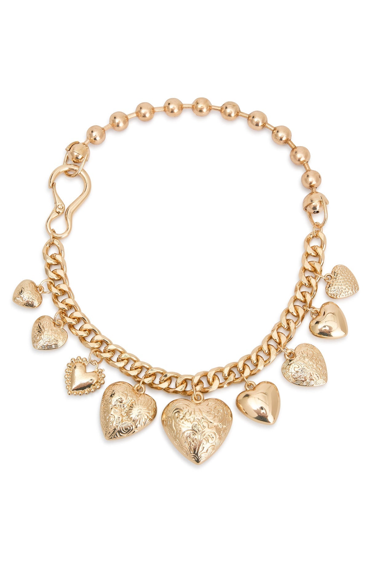 White Fox Finnegan Necklace Gold