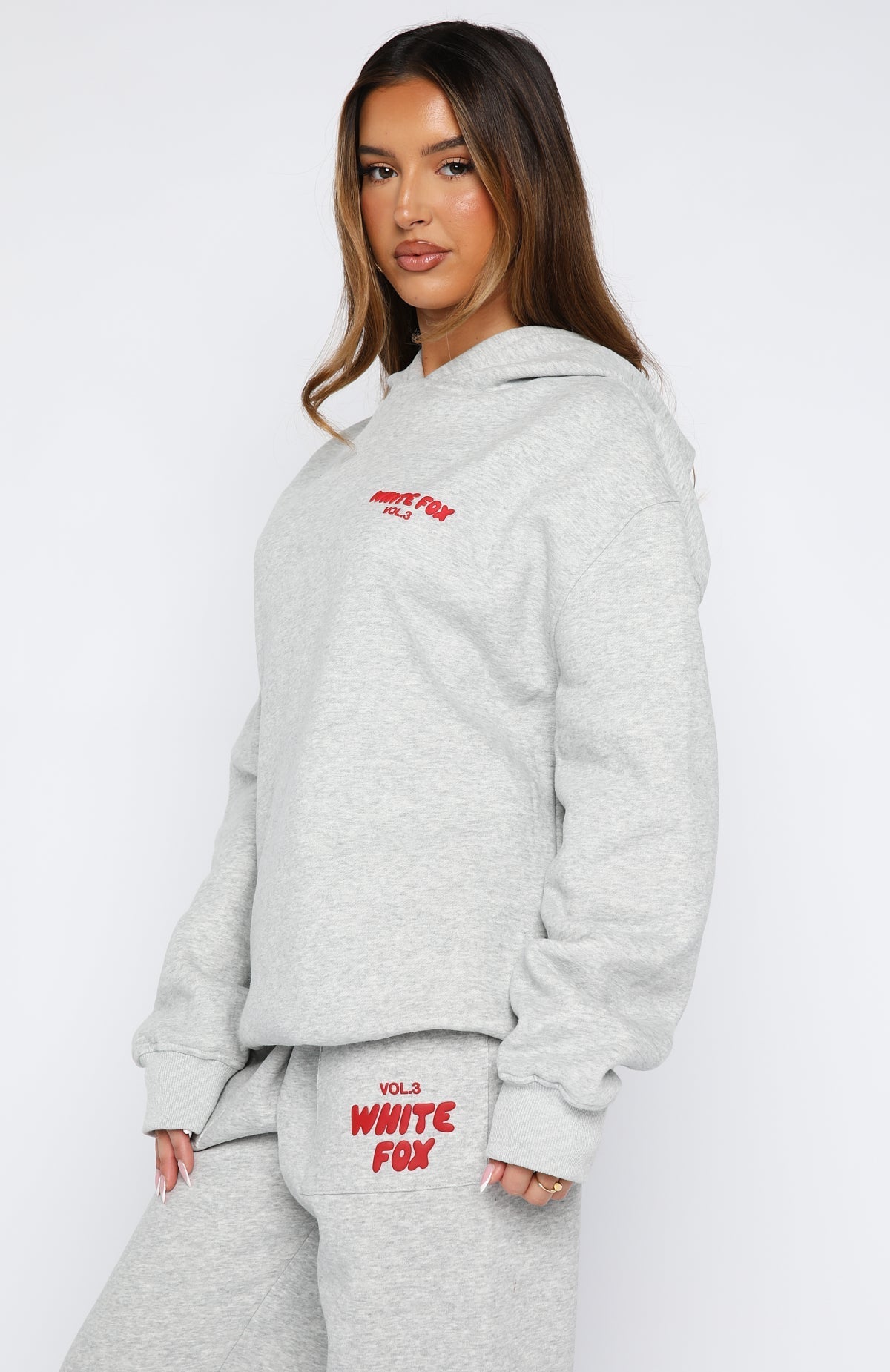 White Fox Offstage Hoodie Alloy Grey