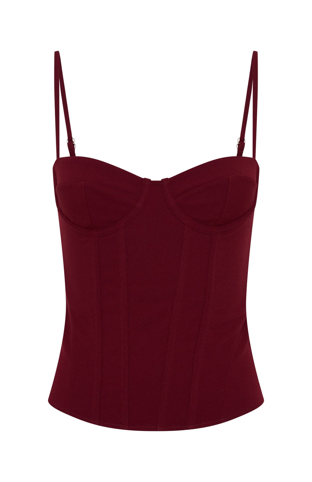 White Fox Moonlight Dance Bustier Wine