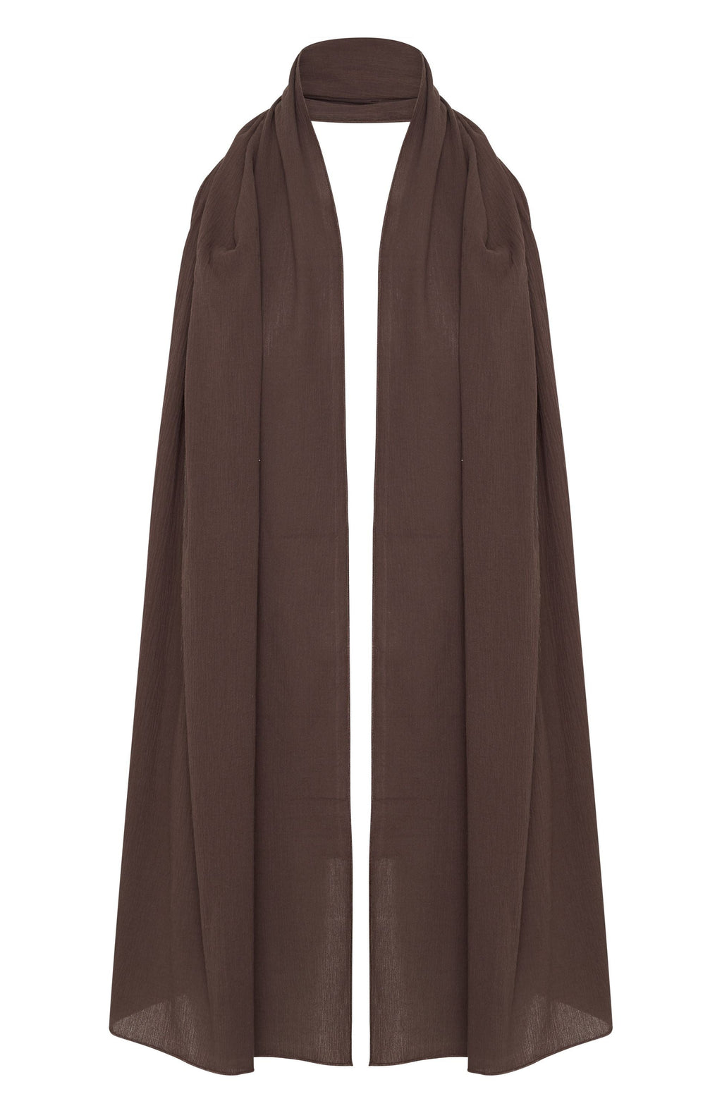 White Fox Coming Up Scarf Chocolate