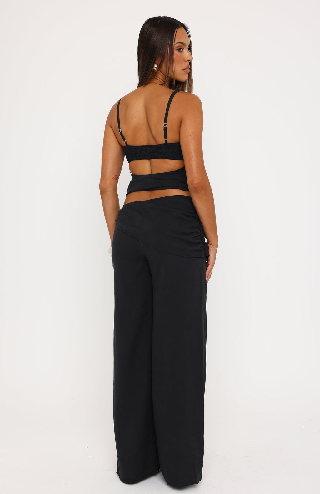 White Fox Belle Mood Pants Black