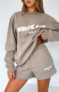White Fox Offstage Lounge Shorts Fawn