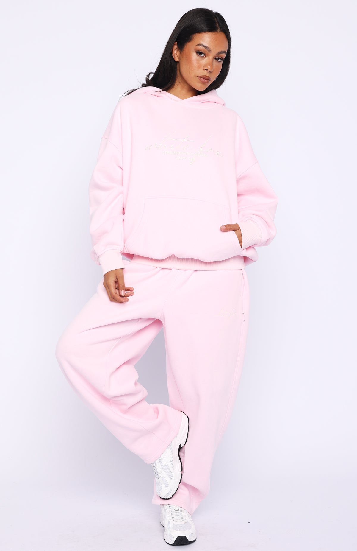 White Fox Know What You Want Oversized Hoodie Posy