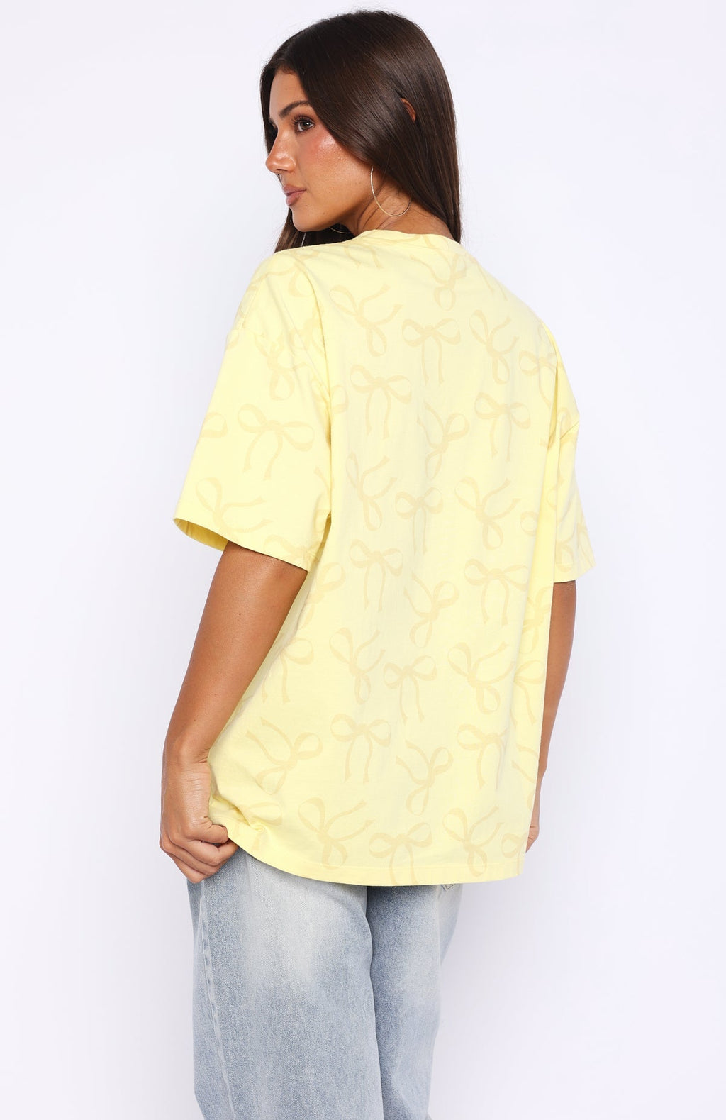 White Fox Vol. 1 Oversized Tee Lemon Bow