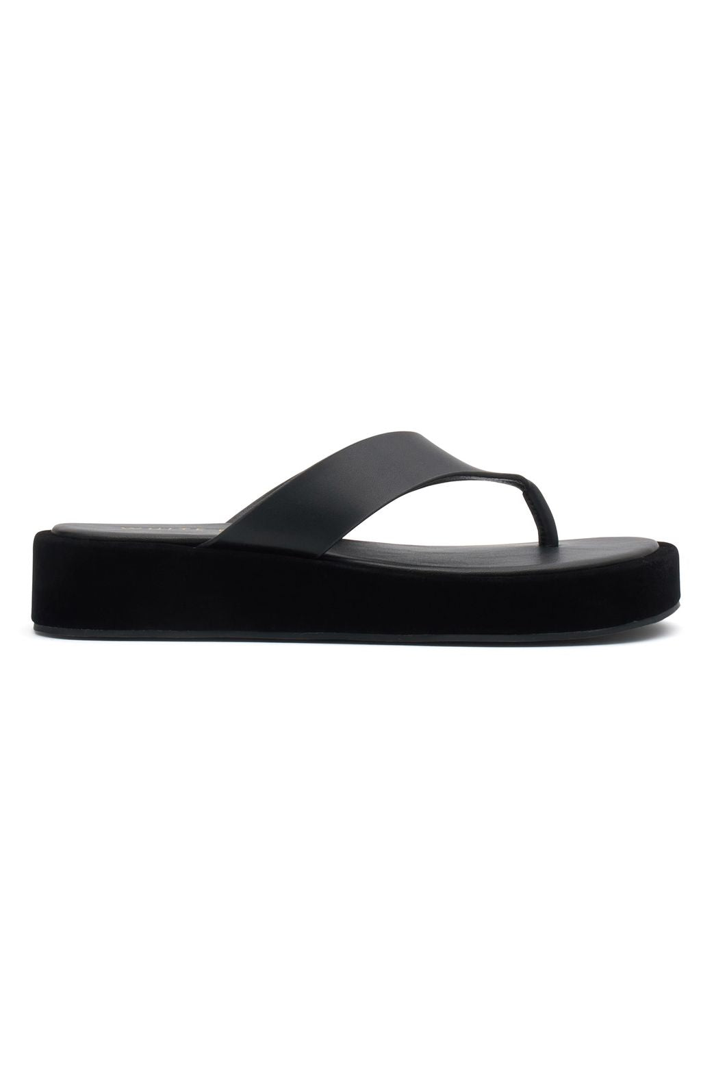 White Fox Juniper Sandals Black