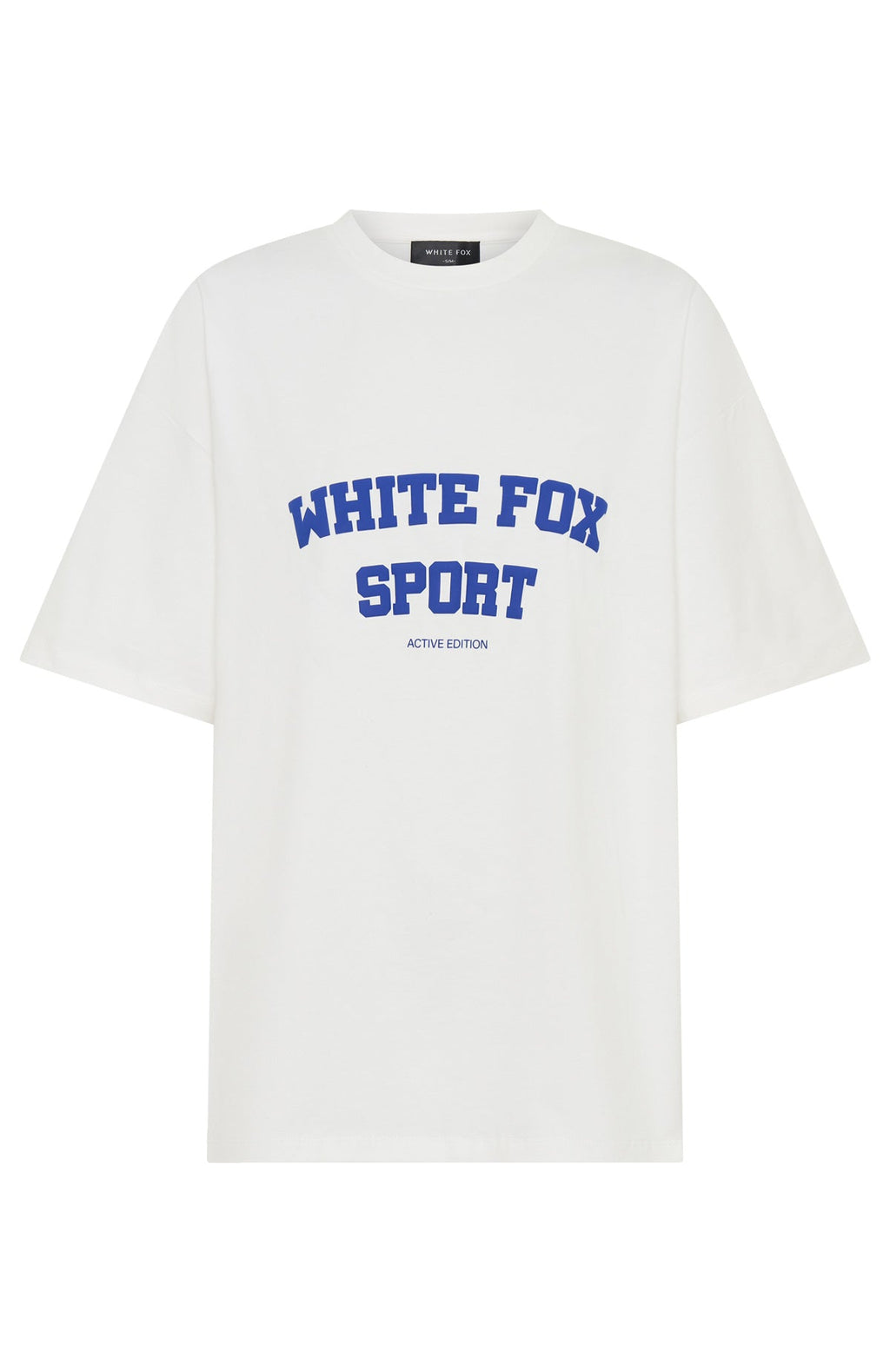 White Fox Winning Team Oversized Tee White/Electric Blue