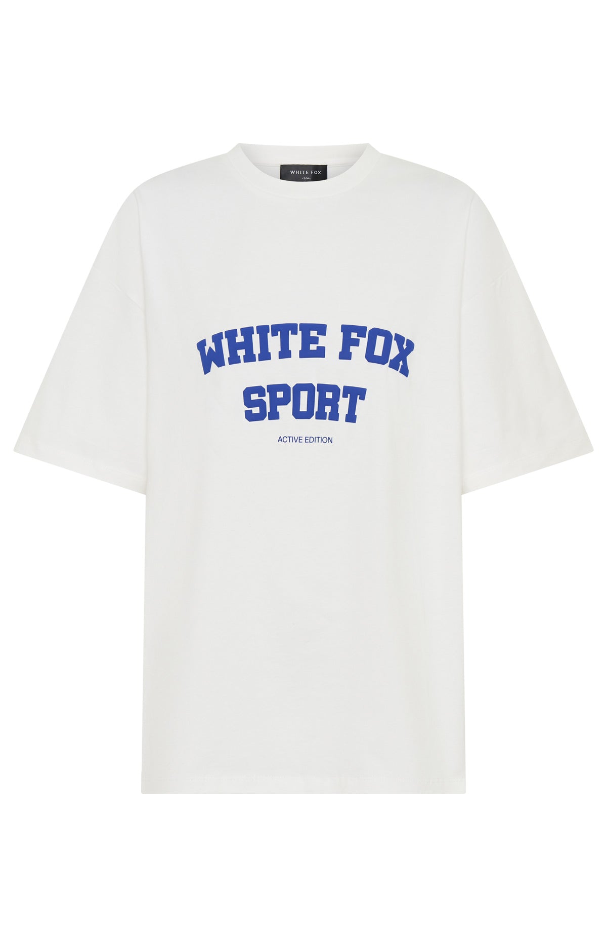 White Fox Winning Team Oversized Tee White/Electric Blue