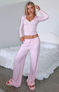 White Fox Dreamy Pyjama Pants Sugar Blossom