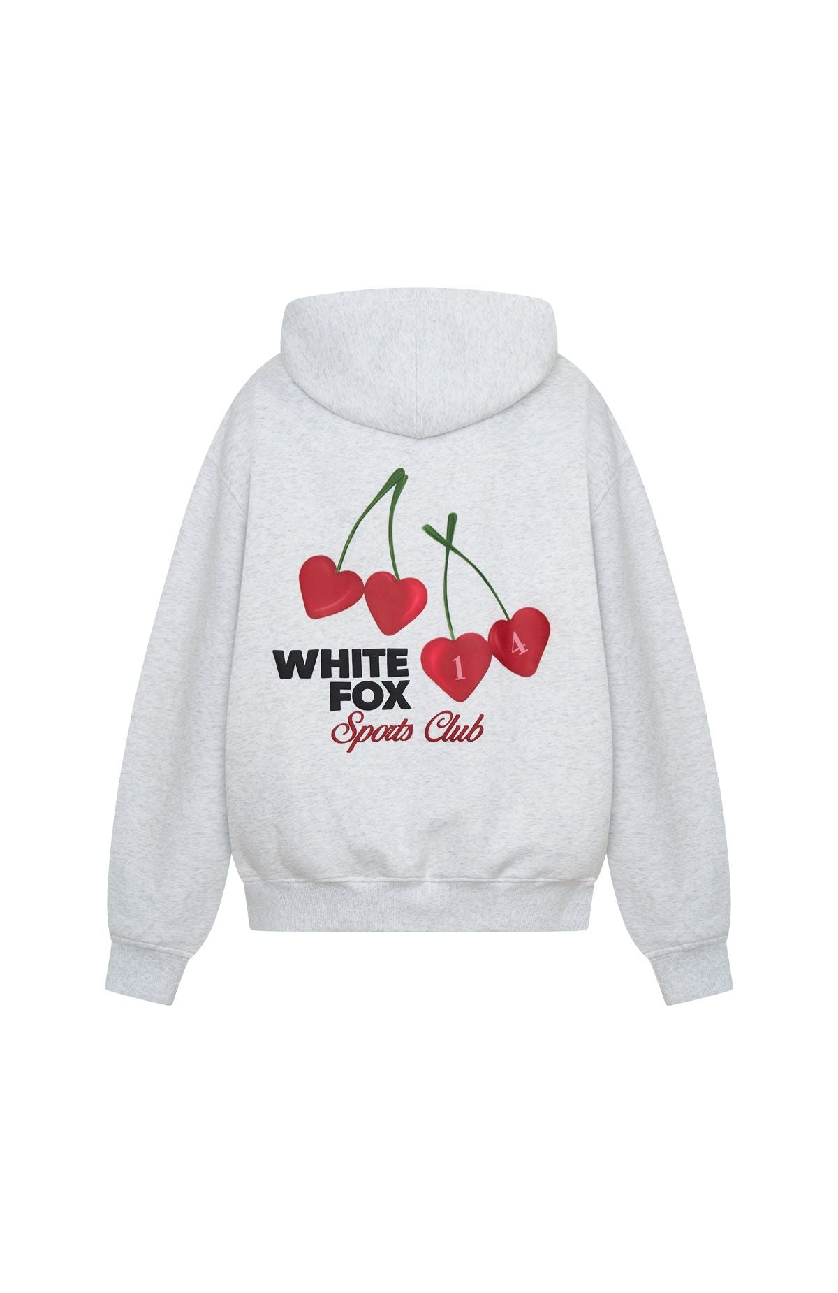 White Fox Club 14 Izzy Oversized Hoodie Grey Marle