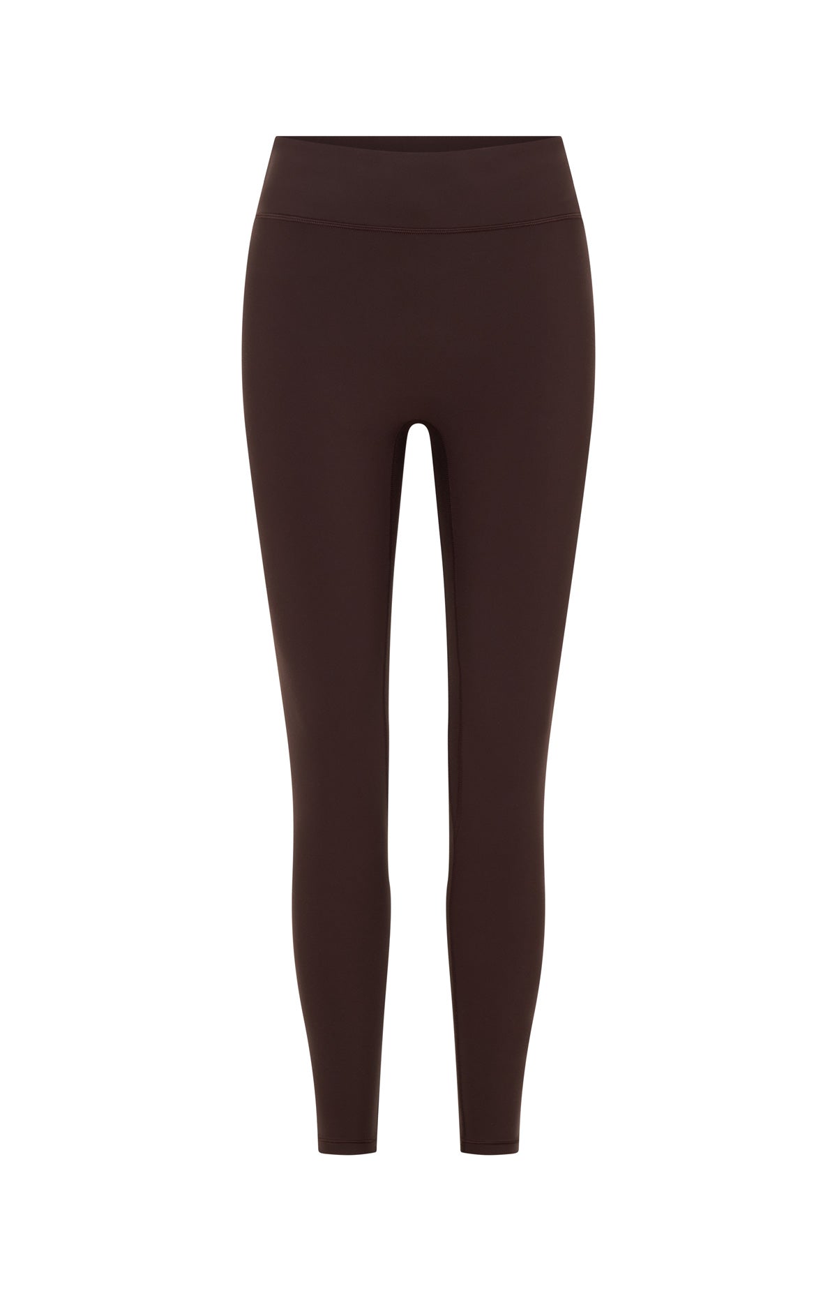 White Fox Go Getter High Waisted Leggings Dark Chocolate