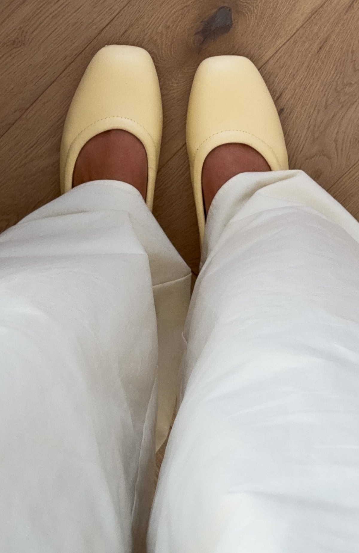 White Fox Lester Ballet Flats Butter
