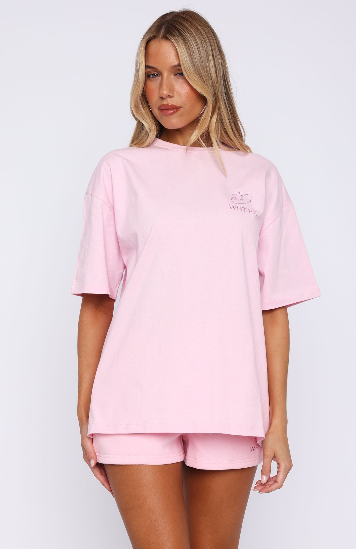 White Fox Always Shining Oversized Tee Posy