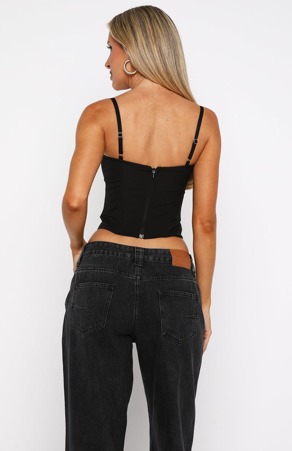 White Fox Lost In Paris Bustier Black