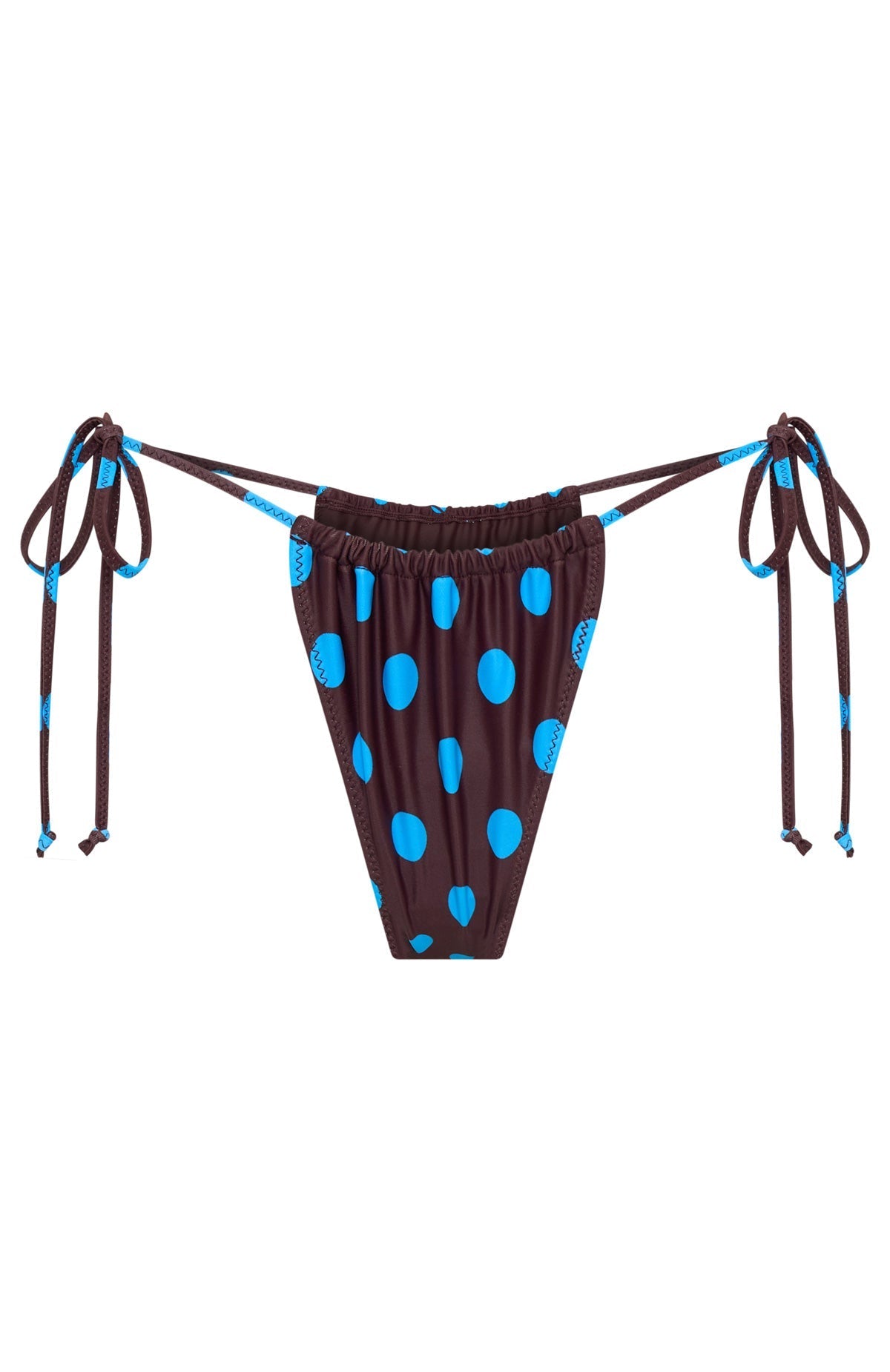 White Fox Rule Breaker Bottoms Cocoa Blue Polka Dot