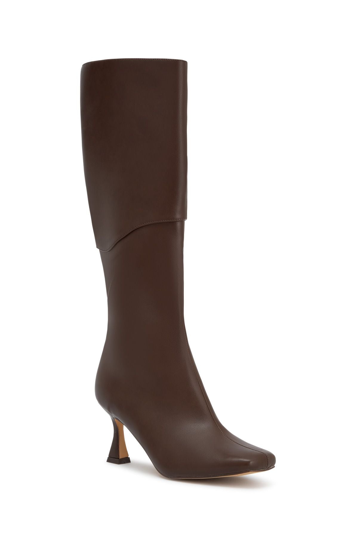 White Fox Adriel Knee High Boots Chocolate