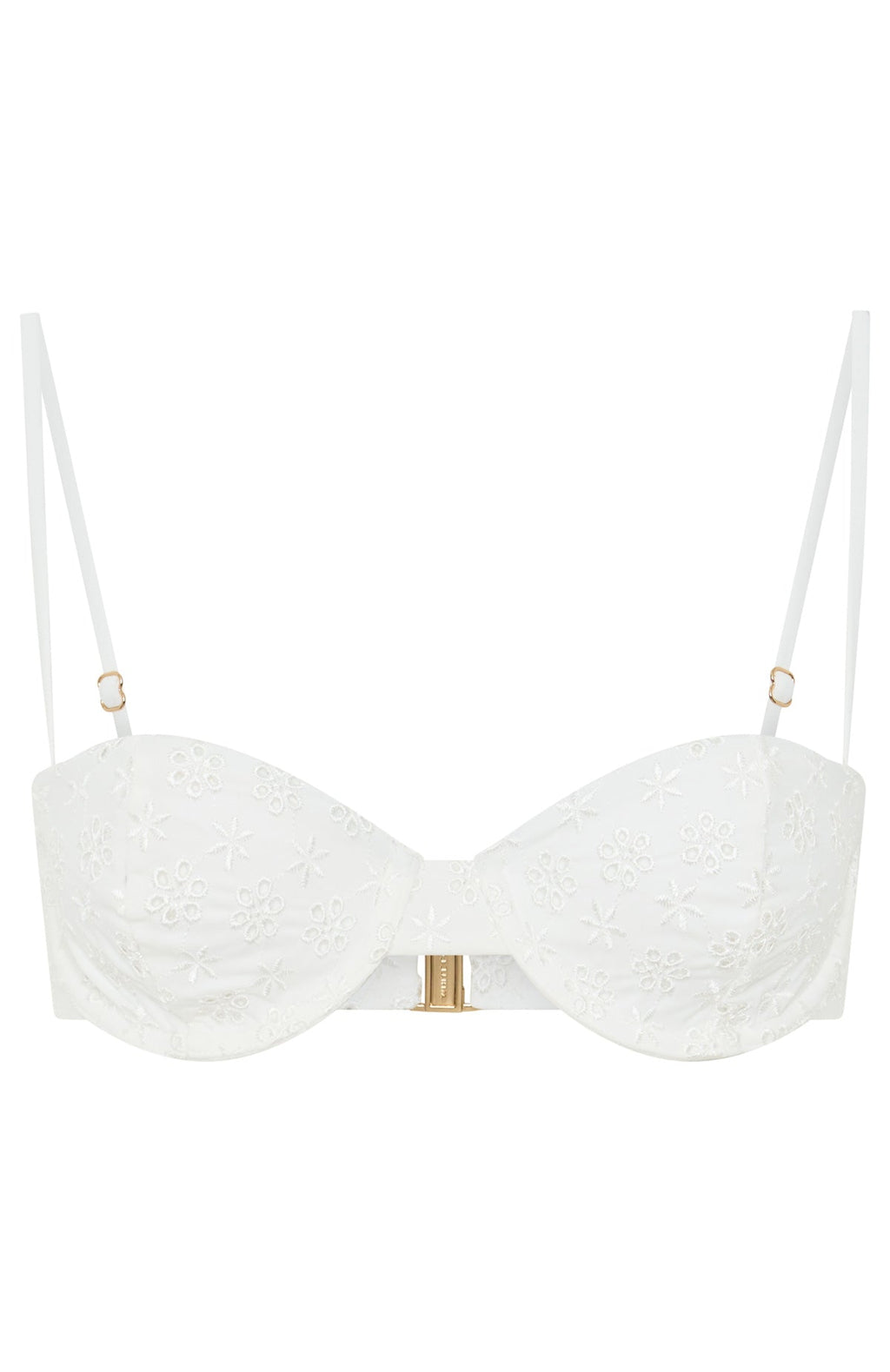 White Fox Damani Bikini Top White