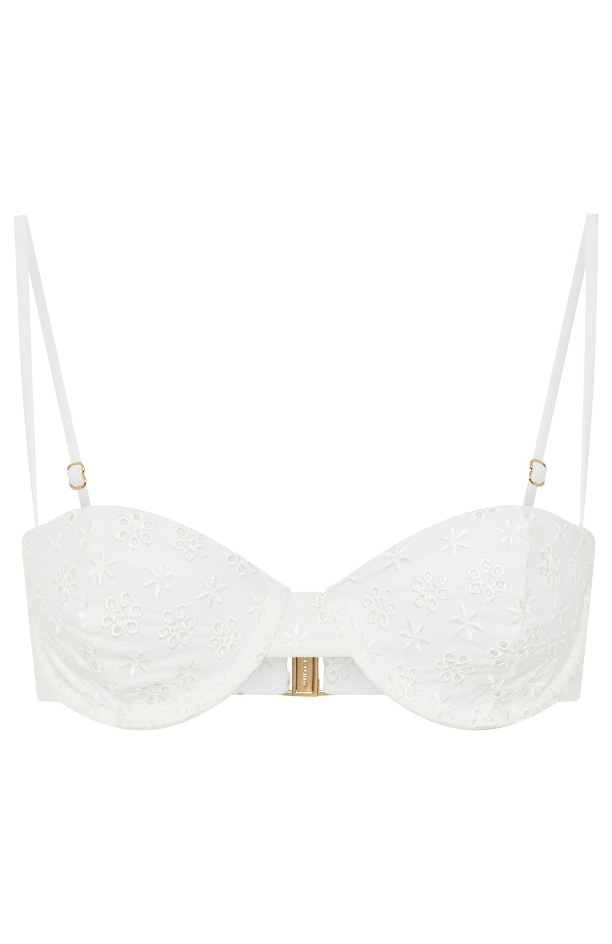 White Fox Damani Bikini Top White