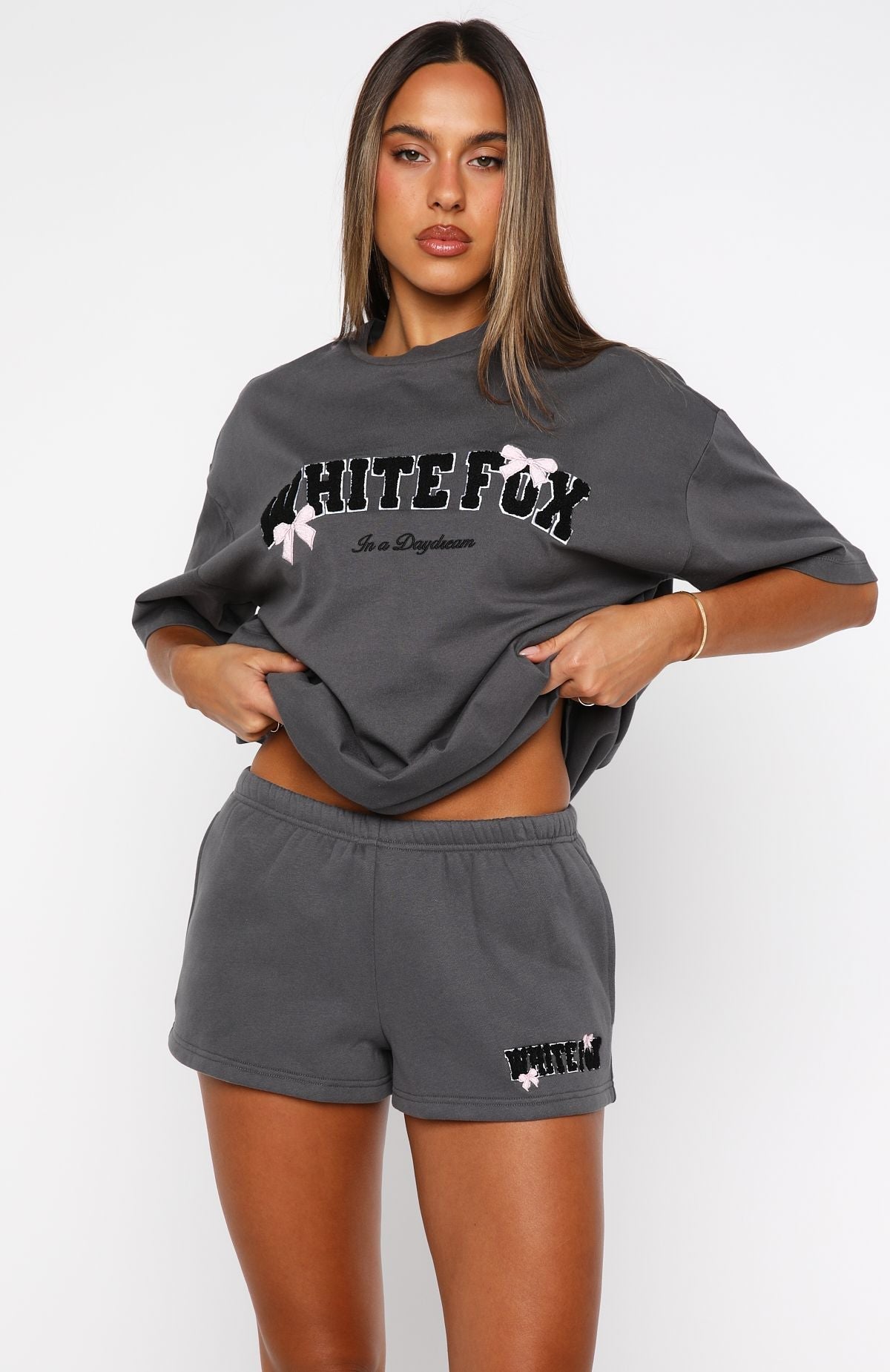 White Fox Daydreamers Madeline Lounge Shorts Volcanic