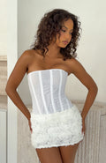 White Fox On My Wishlist Mini Skirt White