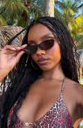 White Fox Agnia Sunglasses Chocolate