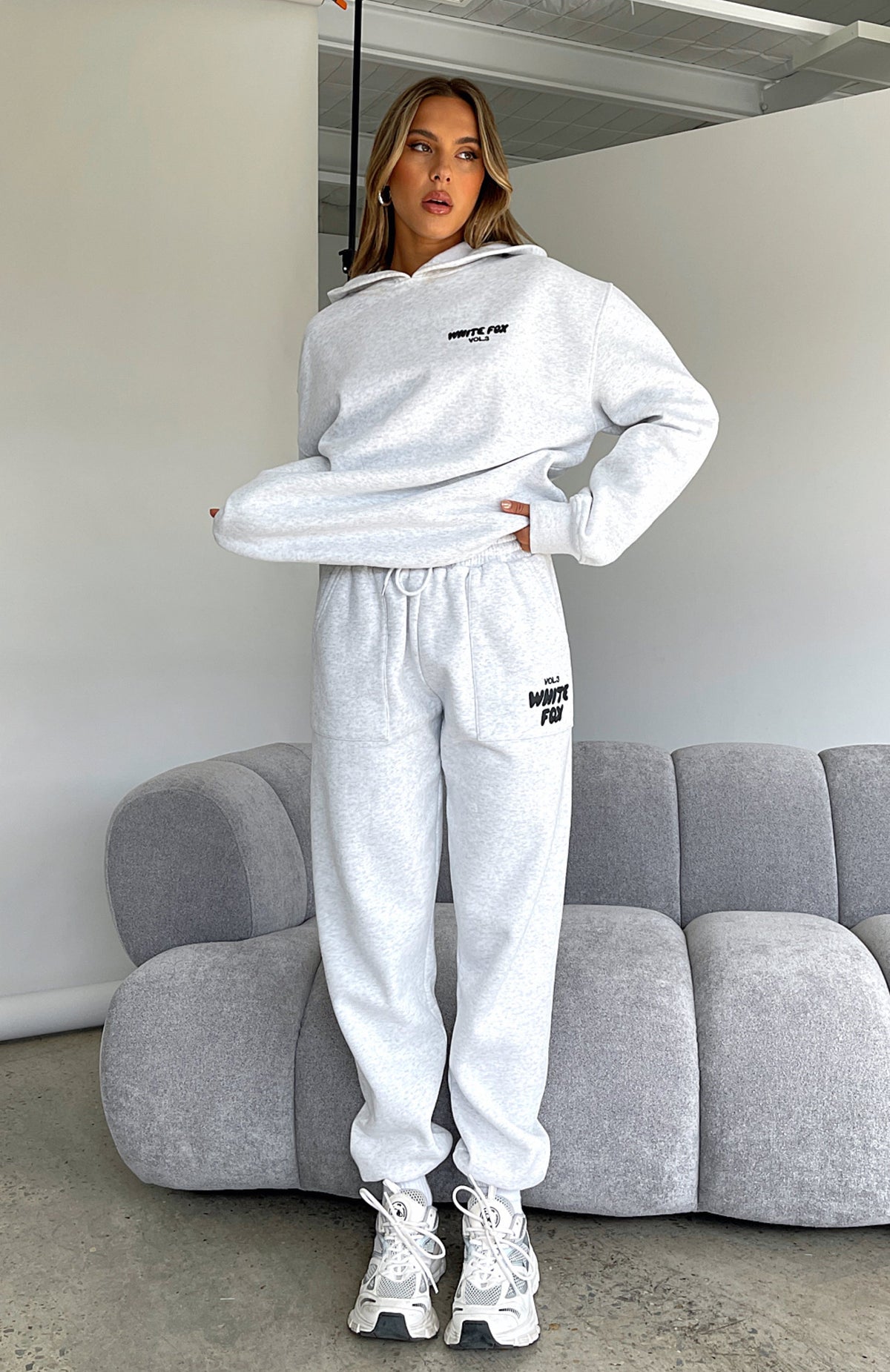 White Fox Offstage Sweatpants Frosted