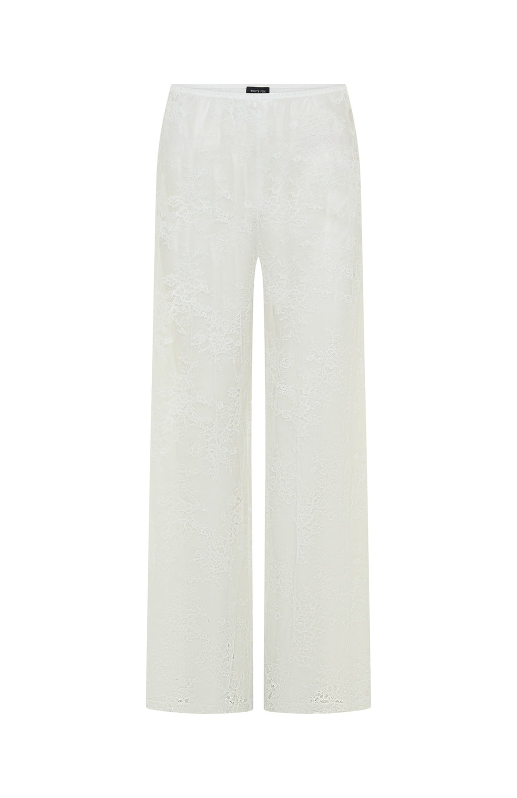 White Fox All Chill Lace Pants White