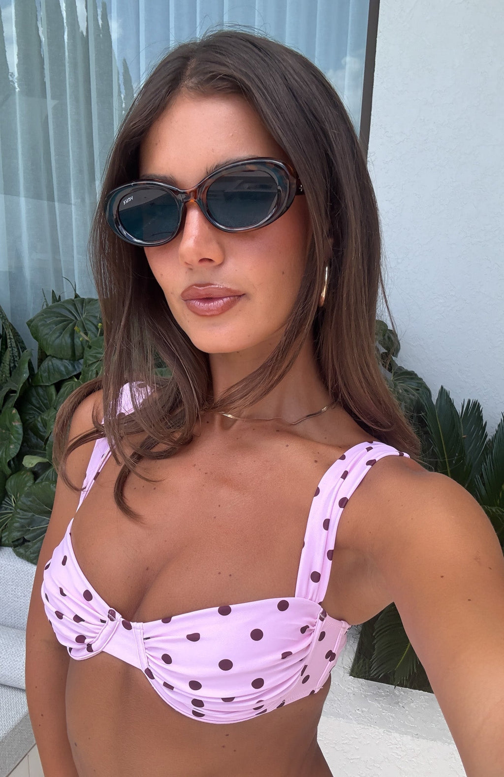 White Fox Emerald Sunglasses Tortoise