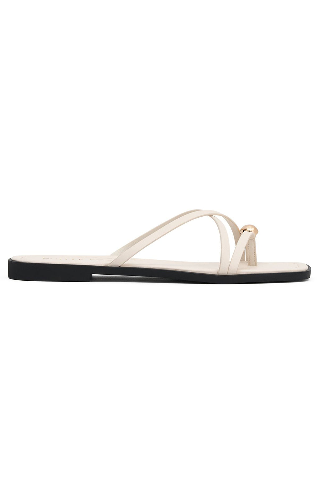 White Fox Jasper Sandals Bone