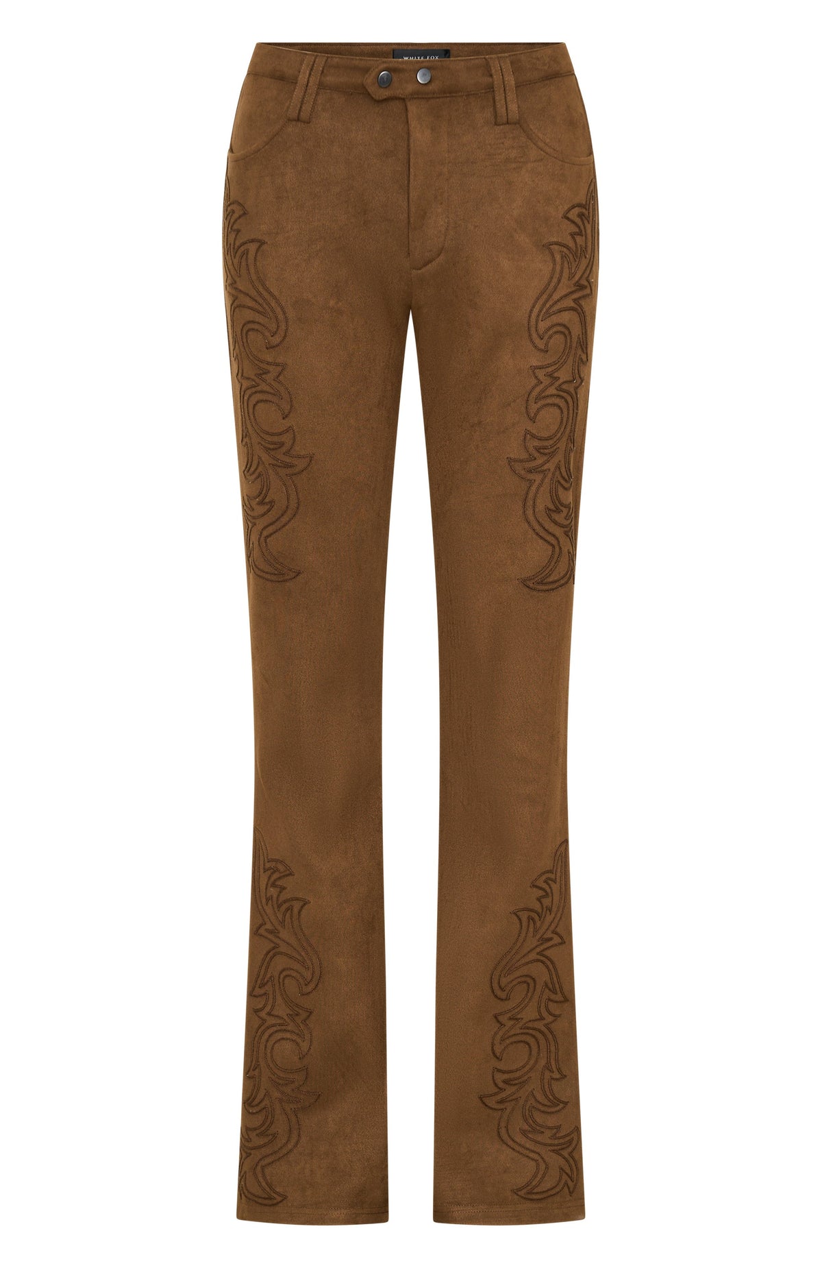 White Fox Never Going Back Pants Chocolate