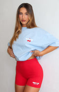 White Fox Club 14 Cassie Bike Shorts Red
