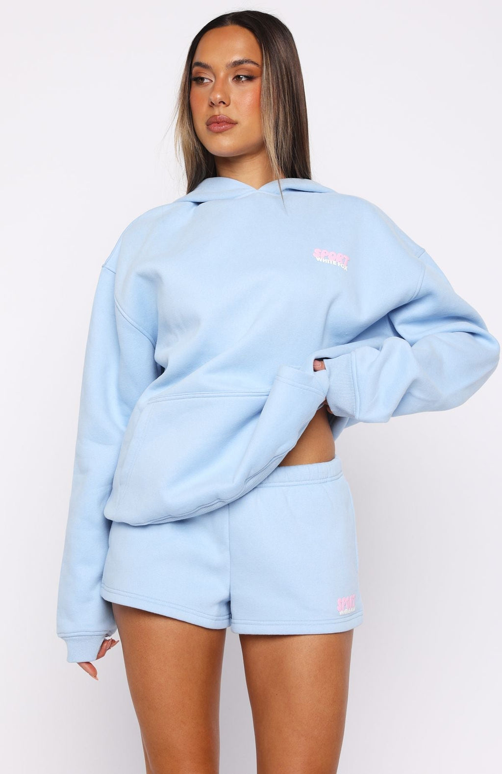 White Fox Club 14 Peyton Lounge Shorts Blue