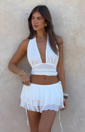 White Fox Dolce Dreams Halter Top Off White